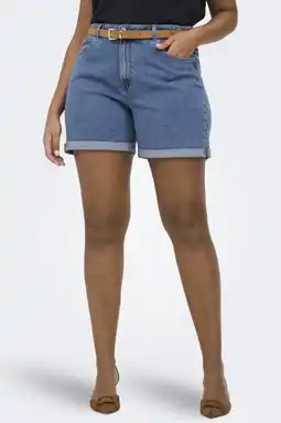 Wehkamp ONLY CARMAKOMA regularwaist medium blue denim aanbieding