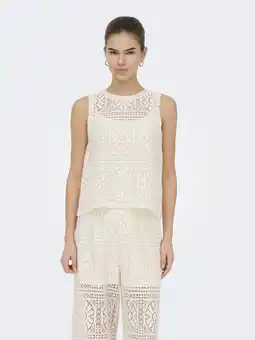 Wehkamp ONLY top ecru crochet aanbieding