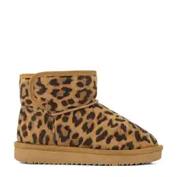 Wehkamp Graceland gevoerde enkelboots met panterprint cognac/zwart aanbieding