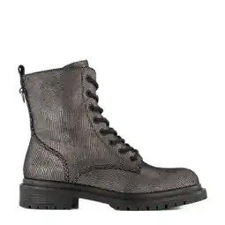 Wehkamp Graceland veterboots zilver/zwart aanbieding