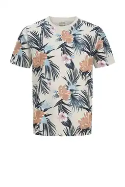Wehkamp JJ REBEL T-shirt ecru aanbieding