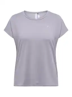 Wehkamp ONLY PLAY CURVY sportshirt ONPAUBREE lila aanbieding