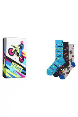 Wehkamp Happy Socks giftbox sokken Fast Sports - multi (set van 3) aanbieding