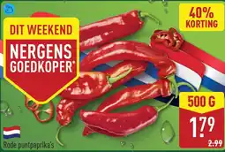 ALDI Rode Puntpaprika's aanbieding