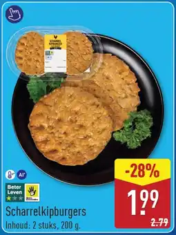 ALDI Scharrelkipburgers aanbieding