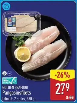 ALDI Golden Seafood Pangasiusfilets aanbieding