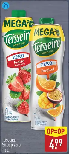ALDI Teisseire Siroop Zero aanbieding