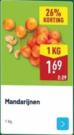 ALDI Mandarijnen aanbieding