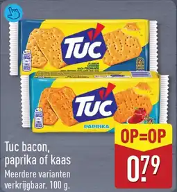 ALDI Tuc Bacon, Paprika of Kaas aanbieding