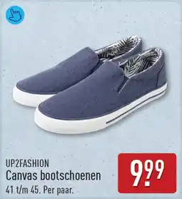 ALDI Up2fashion Canvas Bootschoenen aanbieding