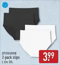 ALDI Up2fashion 2-Pack Slips aanbieding