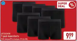 ALDI Up2fashion 7-pack boxershorts aanbieding
