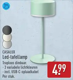 ALDI Casalux Led-Tafellamp aanbieding