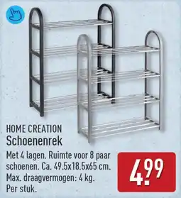 ALDI Home Creation Schoenenrek aanbieding