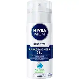 Etos NIVEA MEN Sensitive Scheergel Mini 30 ML aanbieding