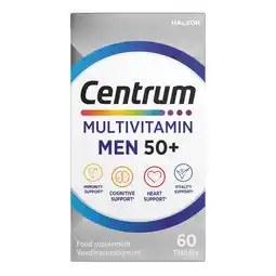 Etos Centrum Multivitamine Men 50+ 60 stuks aanbieding