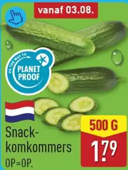 ALDI Snack Komkommers aanbieding