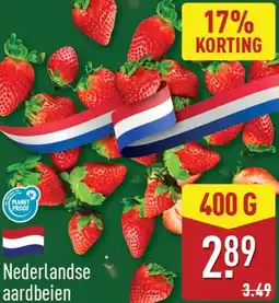 ALDI Nederlandse Aardbeien aanbieding