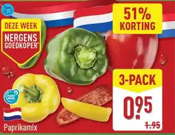 ALDI Paprikamix aanbieding