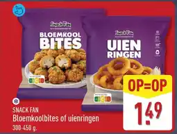 ALDI Snack fan bloemkoolbites of uienringen aanbieding