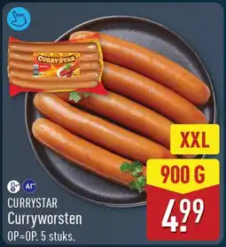 ALDI Currystar Curryworsten XXL aanbieding