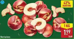 ALDI Nectarines aanbieding