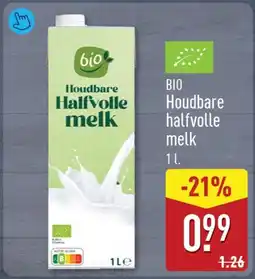 ALDI Bio houdbare halfvolle melk aanbieding
