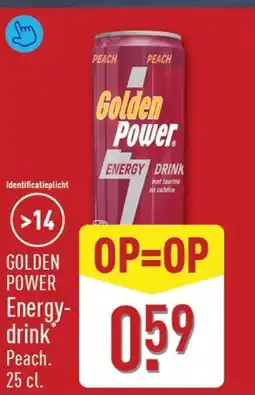 ALDI Golden power energy drink aanbieding