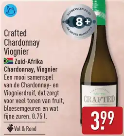 ALDI Crafted chardonnay viognier aanbieding
