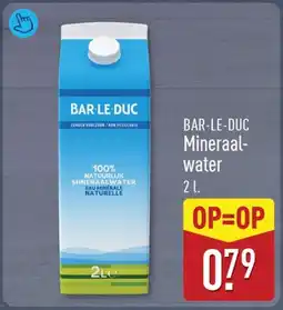 ALDI Bar-le-duc mineraal- water aanbieding