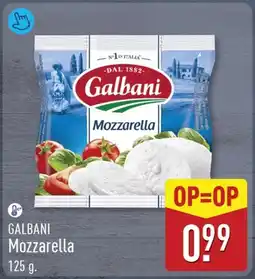 ALDI Galbani mozzarella aanbieding