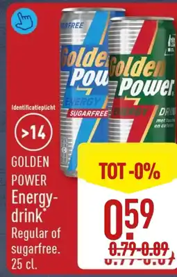 ALDI Golden power energy drink aanbieding