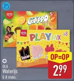 ALDI Ola waterijs aanbieding