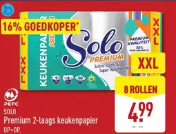 ALDI Solo premium 2-laags keukenpapier aanbieding