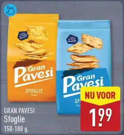 ALDI Gran pavesi sfoglie aanbieding