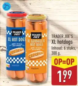 ALDI Trader joe's xl hotdogs aanbieding