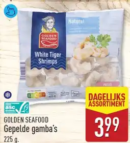 ALDI Golden seafood gepelde gamba's aanbieding