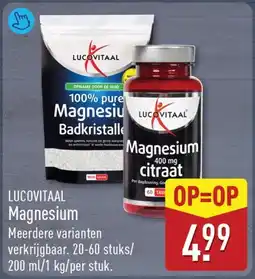 ALDI Lucovitaal magnesium aanbieding