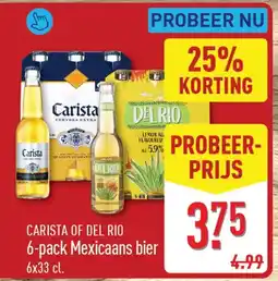 ALDI Carista of del rio mexicaans bier aanbieding