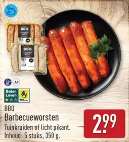ALDI Bbq barbecueworsten aanbieding