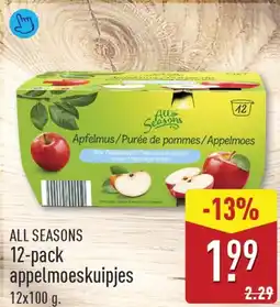ALDI All seasons appelmoeskuipjes aanbieding