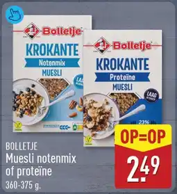 ALDI Bolletje muesli notenmix of proteïne aanbieding