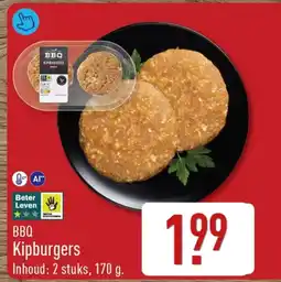 ALDI Bbq kipburgers aanbieding