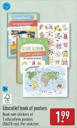 ALDI Educatief boek of posters aanbieding