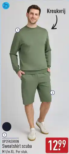 ALDI Up2fashion sweatshirt scuba aanbieding