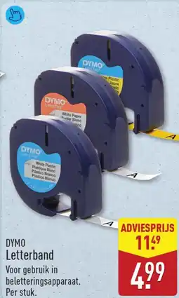 ALDI Dymo letterband aanbieding