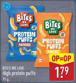 ALDI Bites we love high protein puffs aanbieding