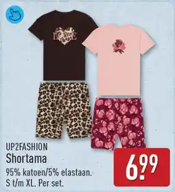 ALDI Up2fashion shortama aanbieding