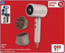 ALDI Ambiano föhn aanbieding