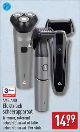 ALDI Ambiano elektrisch scheerapparaat aanbieding